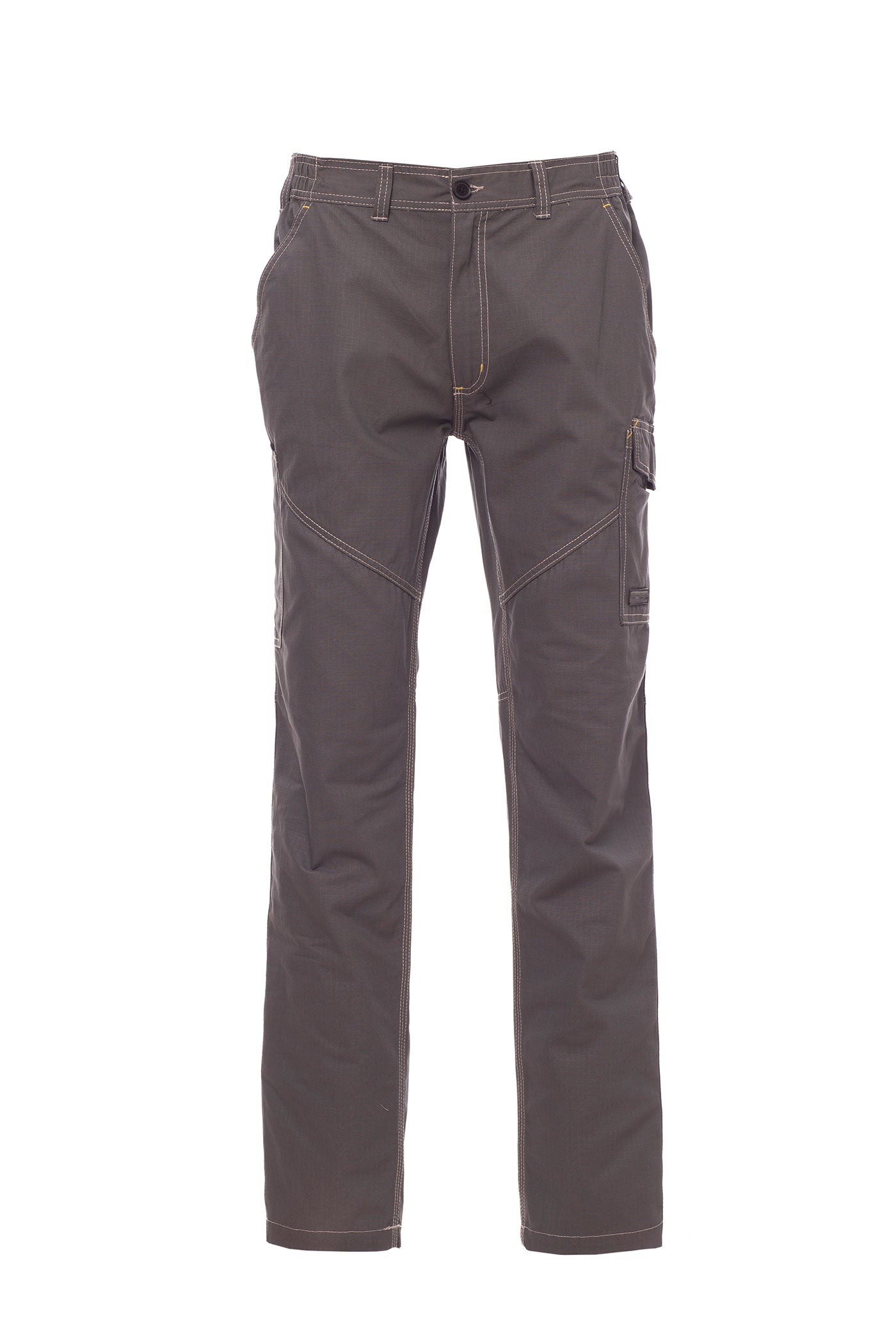 Herren Arbeitshose aus reiner Baumwolle mit Ripstop in Anthrazit