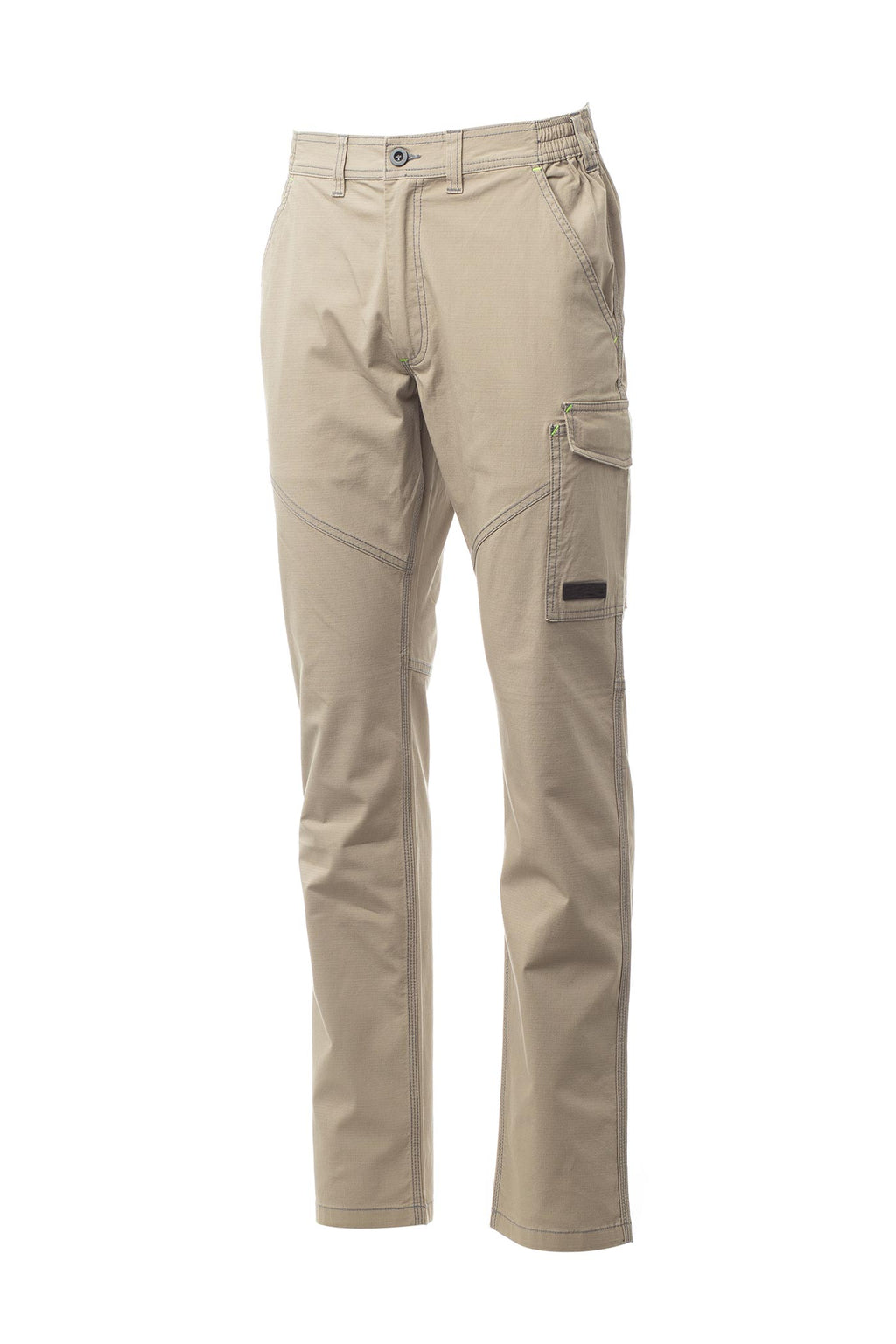 Herren Arbeitshose mit funktionalen Taschen in Khaki