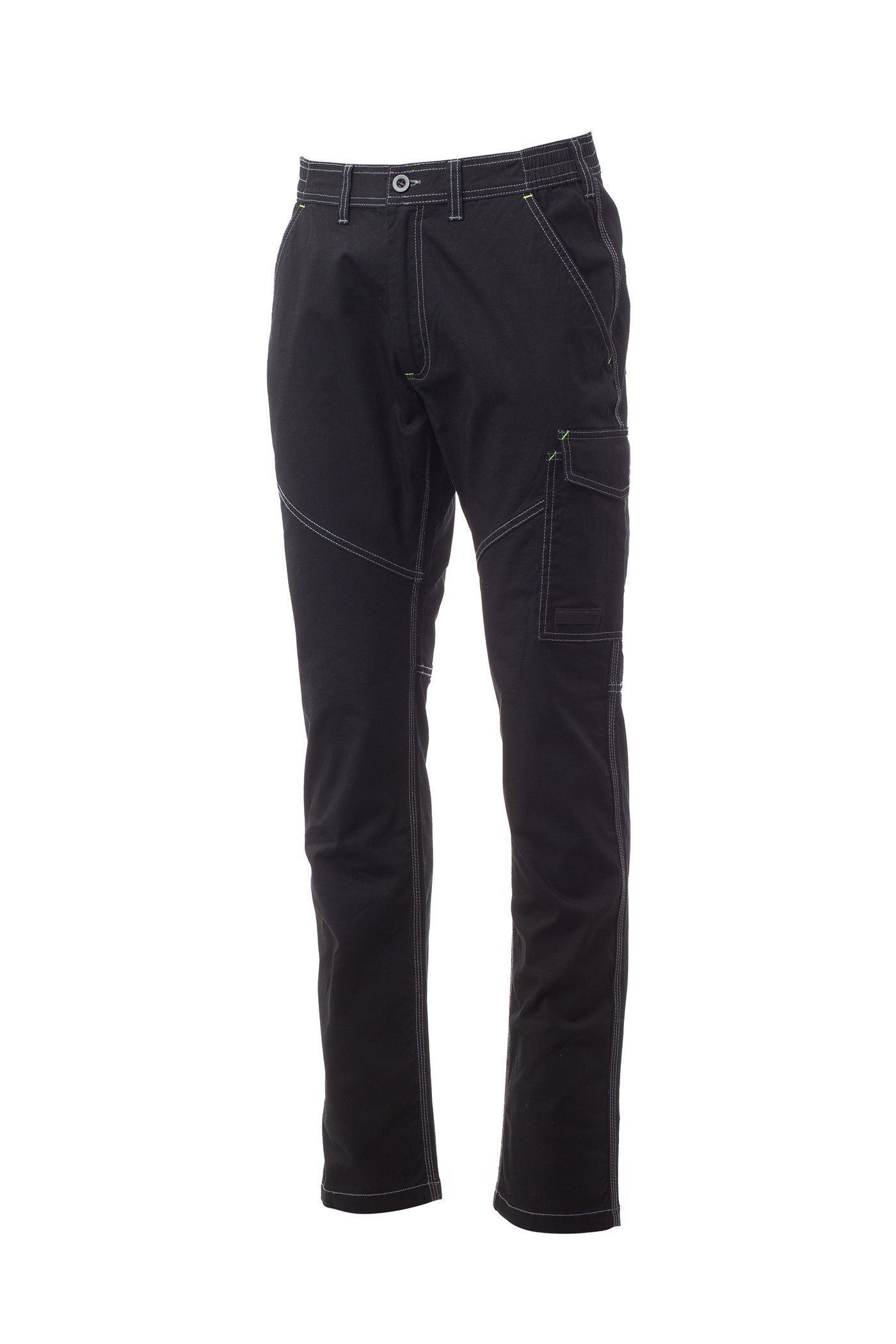 Herren Arbeitshose mit funktionalen Taschen in Schwarz