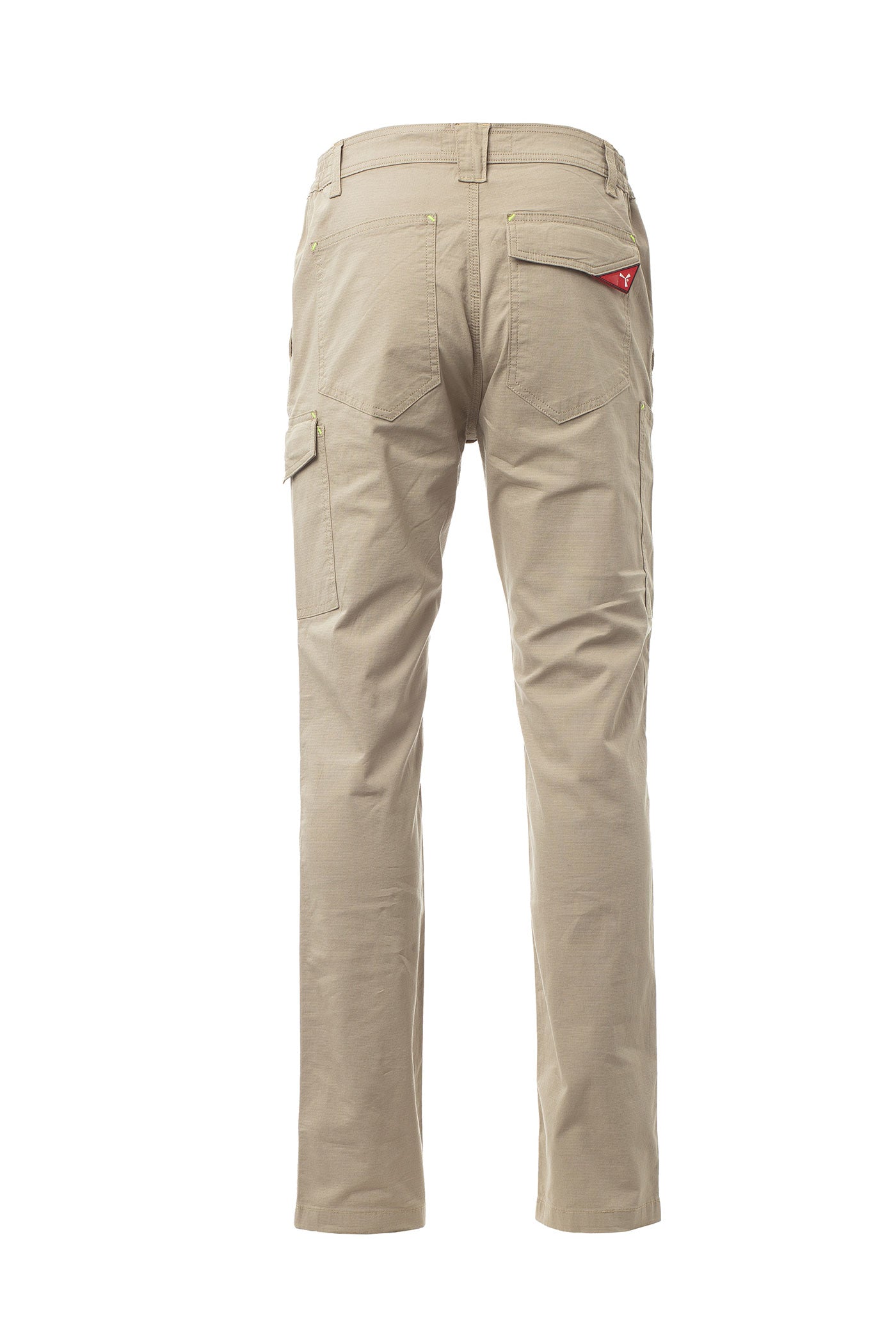 Herren Arbeitshose mit Gesäßtaschen und Gürtelschlaufen aus Ripstop in Khaki