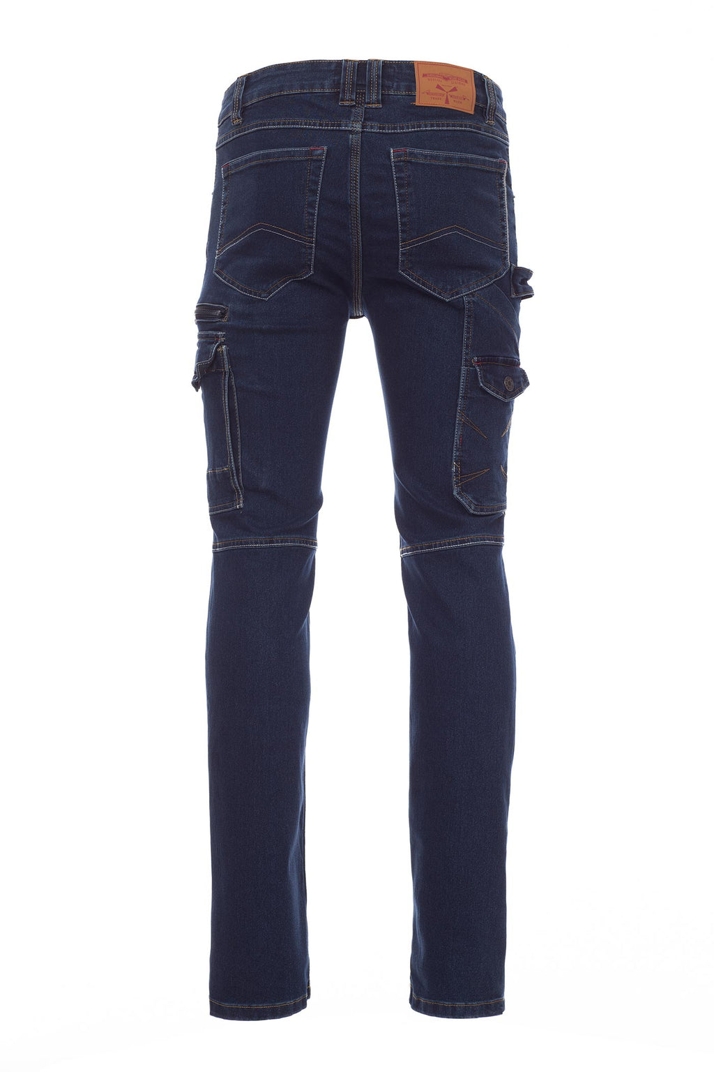 Herren Arbeitsjeans aus robustem Material für das ganze Jahr in Dunkelblau