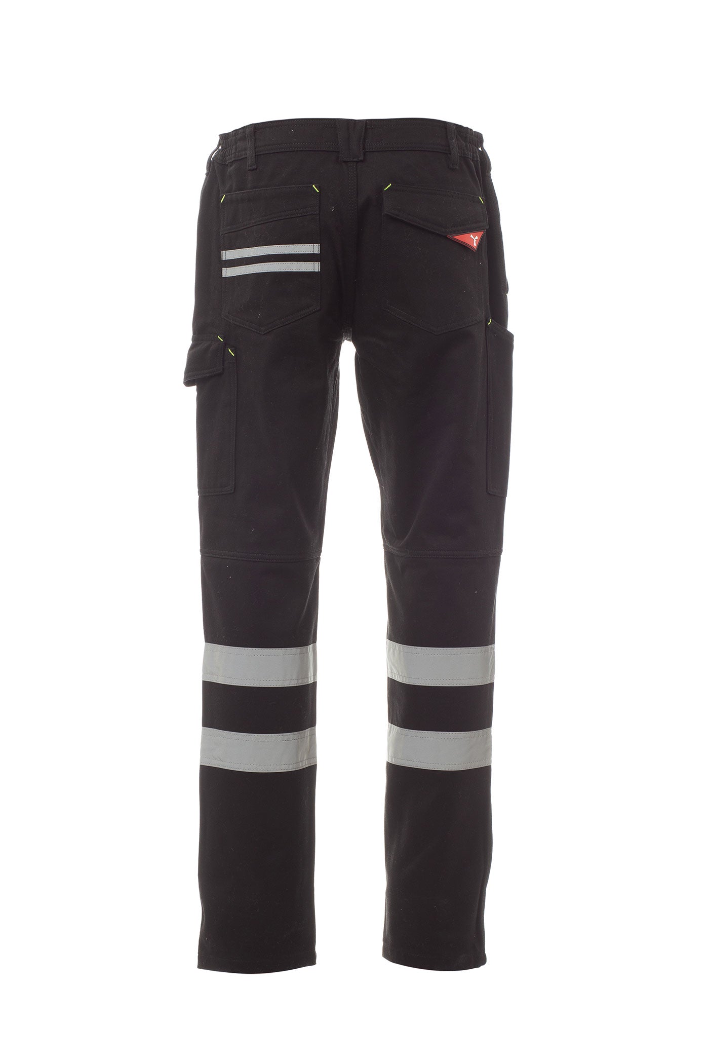 Herren Arbeitshose mit Taschen für Arbeiter Sicherheit in Schwarz