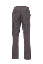 Herren Arbeitshose mit seitlich dehnbarem Bund und Gürtelschlaufen in Anthrazit