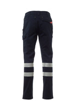 Herren Arbeitshose mit Gesäßtaschen und Stretch Material in Dunkelblau