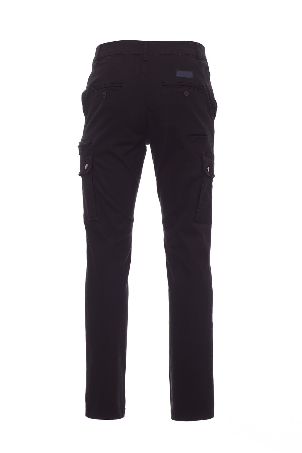 Herren funktionale Arbeitshose robust aus Stretch-Gewebe in Schwarz