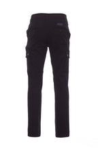 Herren funktionale Arbeitshose robust aus Stretch-Gewebe in Schwarz