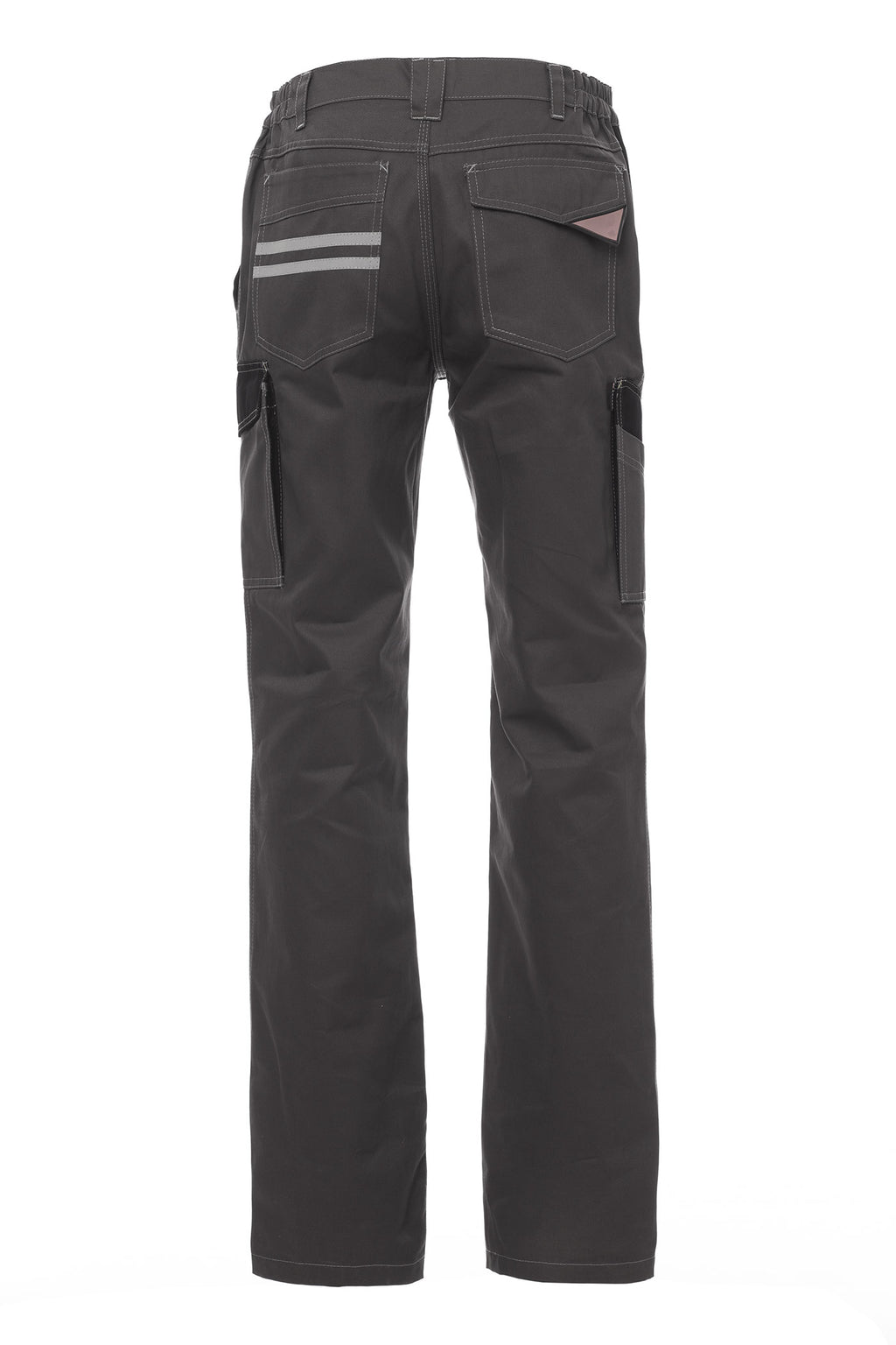 Herren Arbeitshose mit kleinen Reflexstreifen für Industrie und Freizeit in Anthrazit