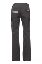 Herren Arbeitshose mit kleinen Reflexstreifen für Industrie und Freizeit in Anthrazit