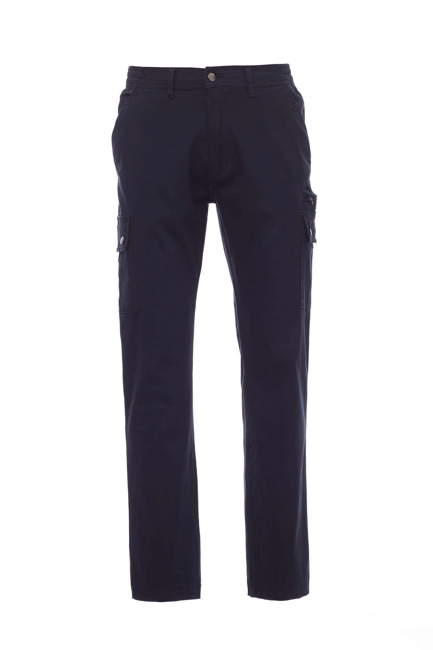 Herren Arbeitshose mit Stretch und dehnbarem Bund in Dunkelblau