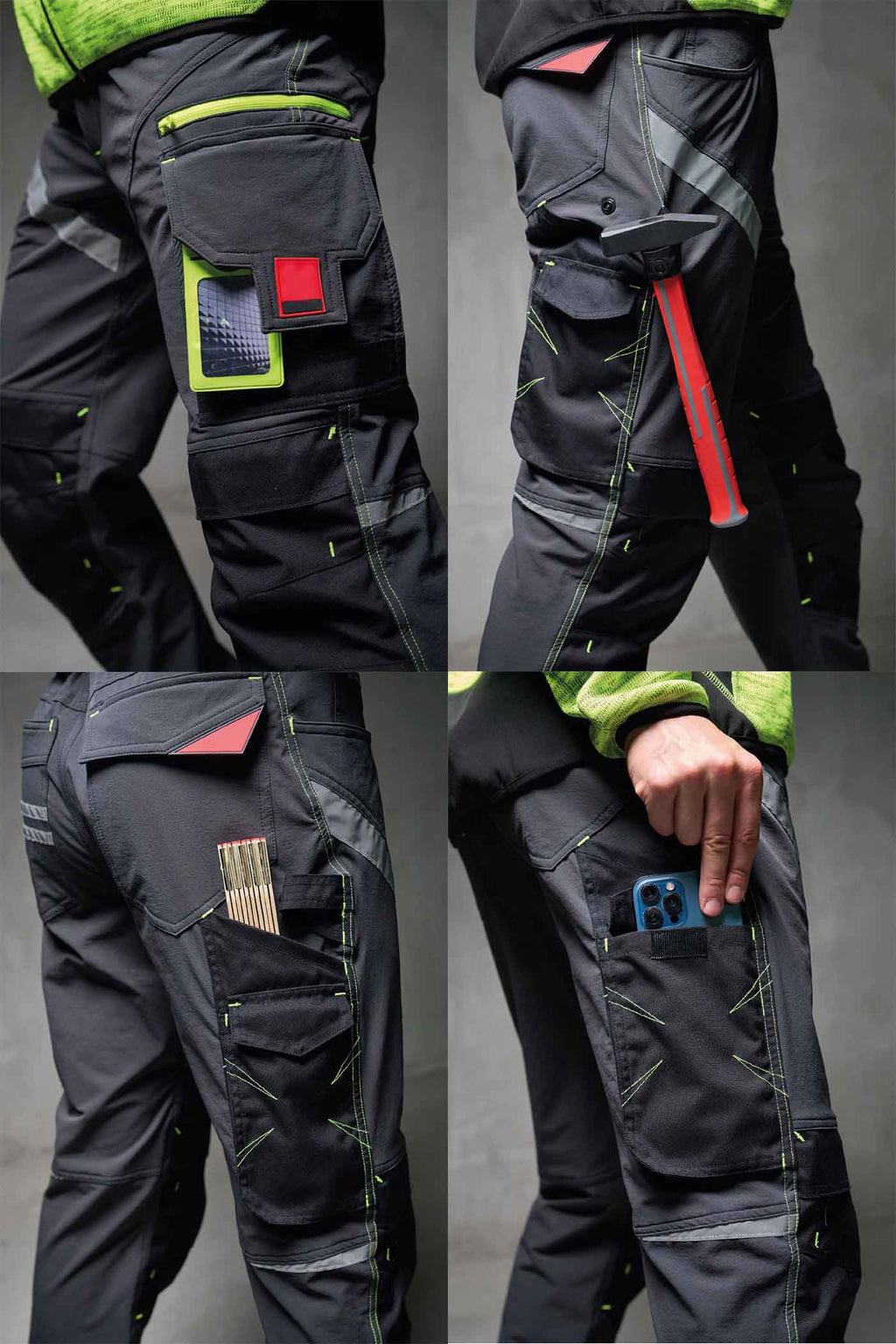 Herren Stretch Arbeitshose robust ganzjährig tragbar Next 4W