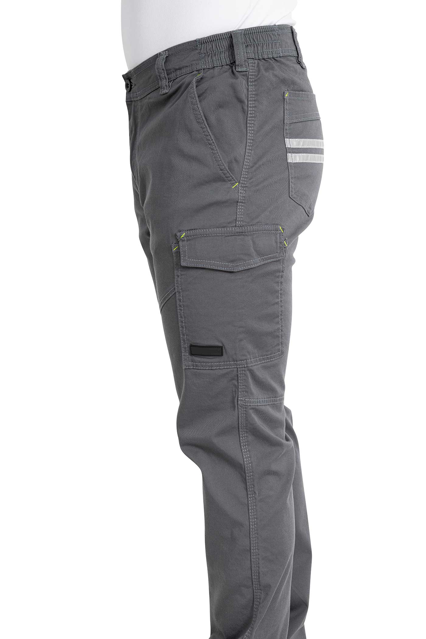 Herren Arbeitshose mit funktionalen Taschen aus hochwertigem Material in Anthrazit