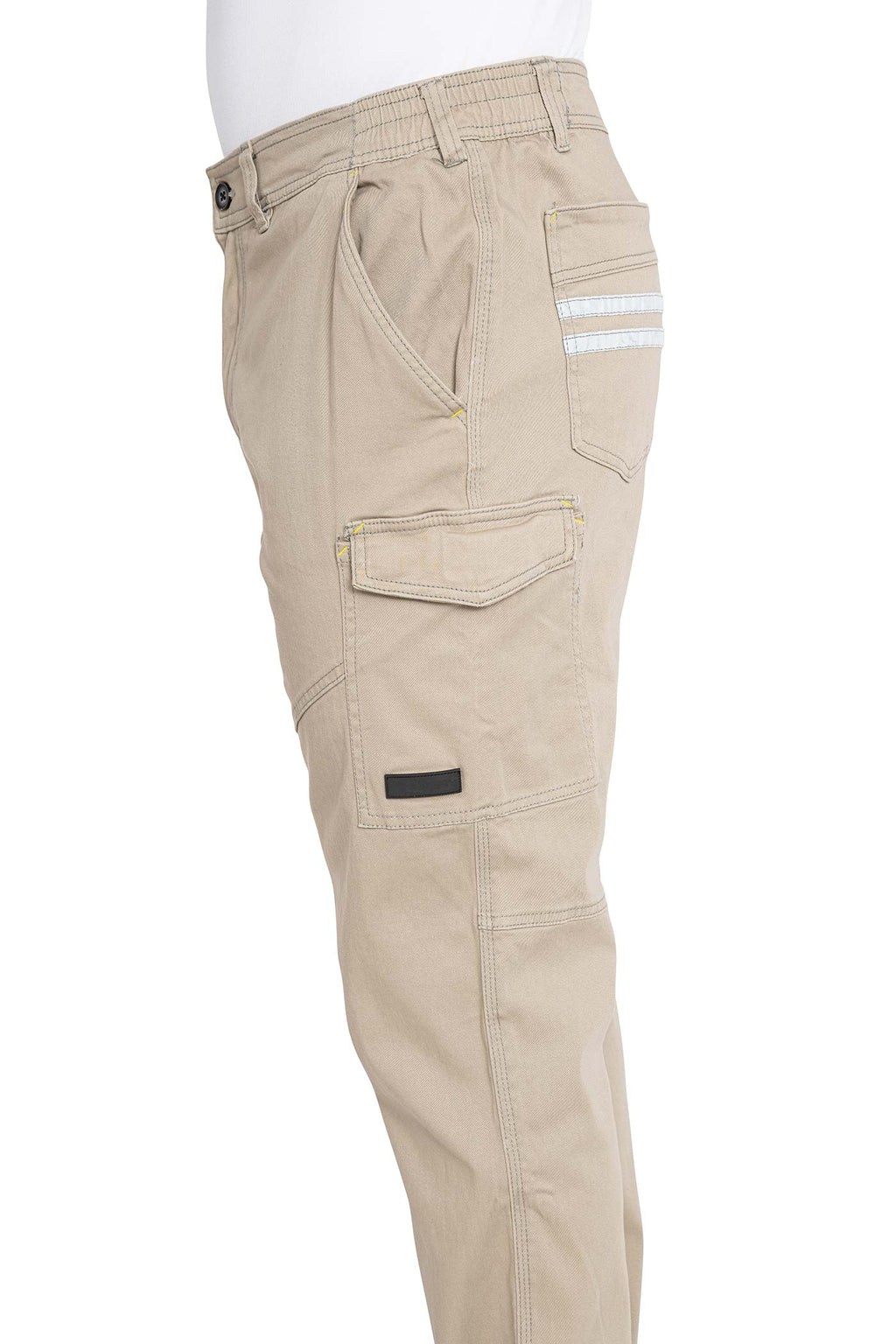 Herren Arbeitshose mit funktionalen Taschen aus hochwertigem Material in Beige