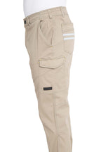 Herren Arbeitshose mit funktionalen Taschen aus hochwertigem Material in Beige