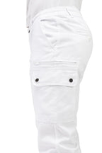 Herren Bundhose für Handwerker und Arbeiter mit praktischen Taschen in Weiß