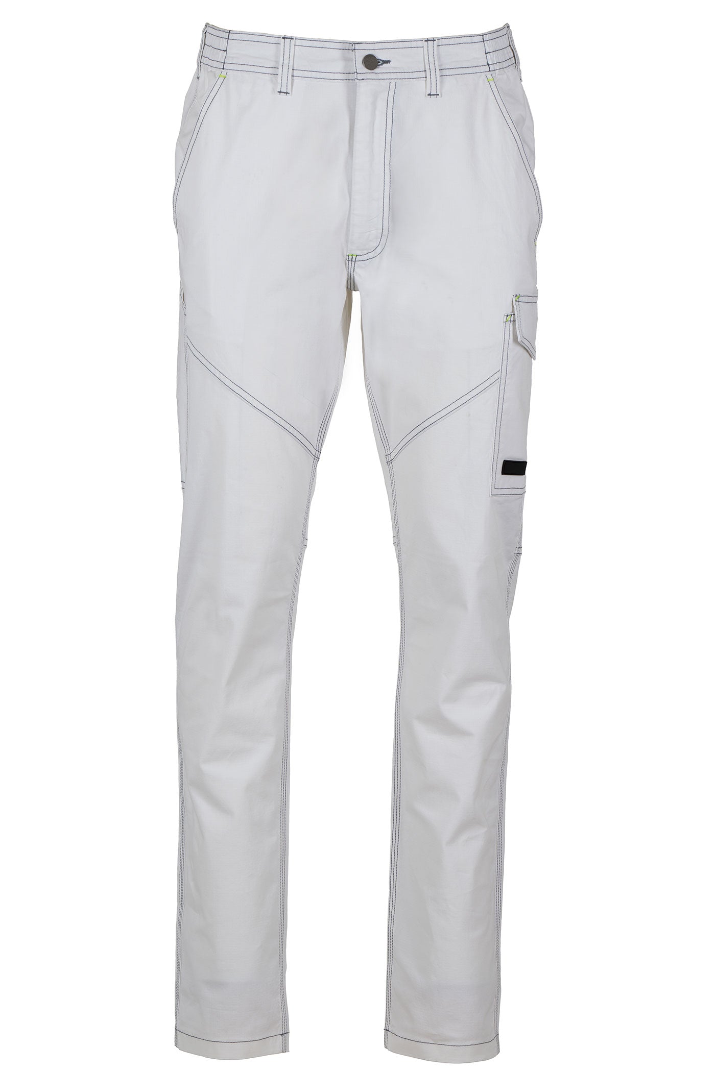 Herren Arbeitshose mit Stretch & Ripstop in Weiß