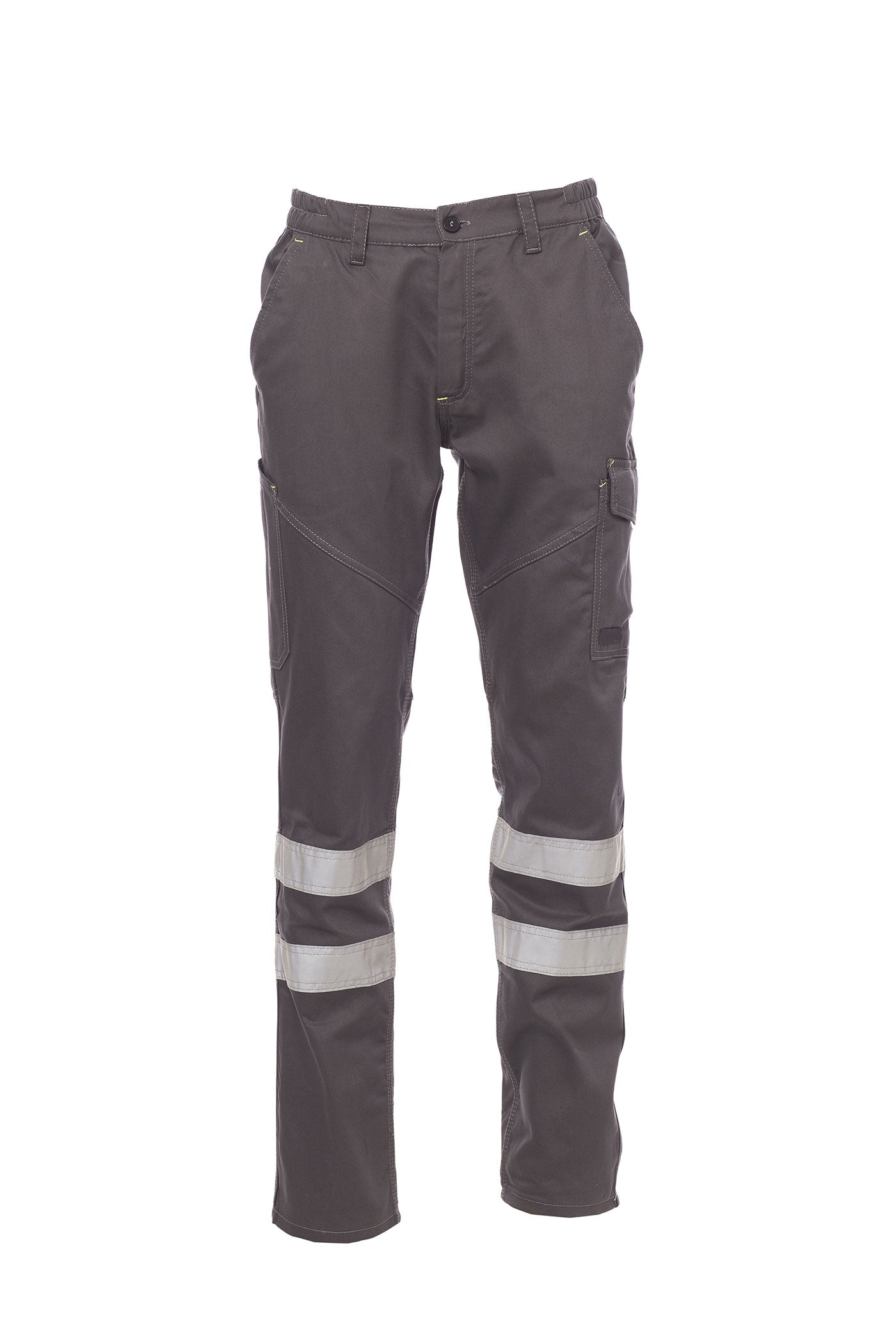 Herren Arbeitshose warm mit Reflexstreifen in Anthrazit