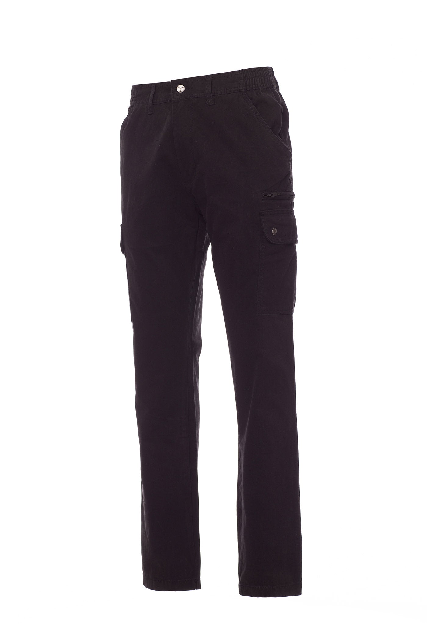 Herren Arbeitshose für den Winter warm und strapazierfähig in Schwarz