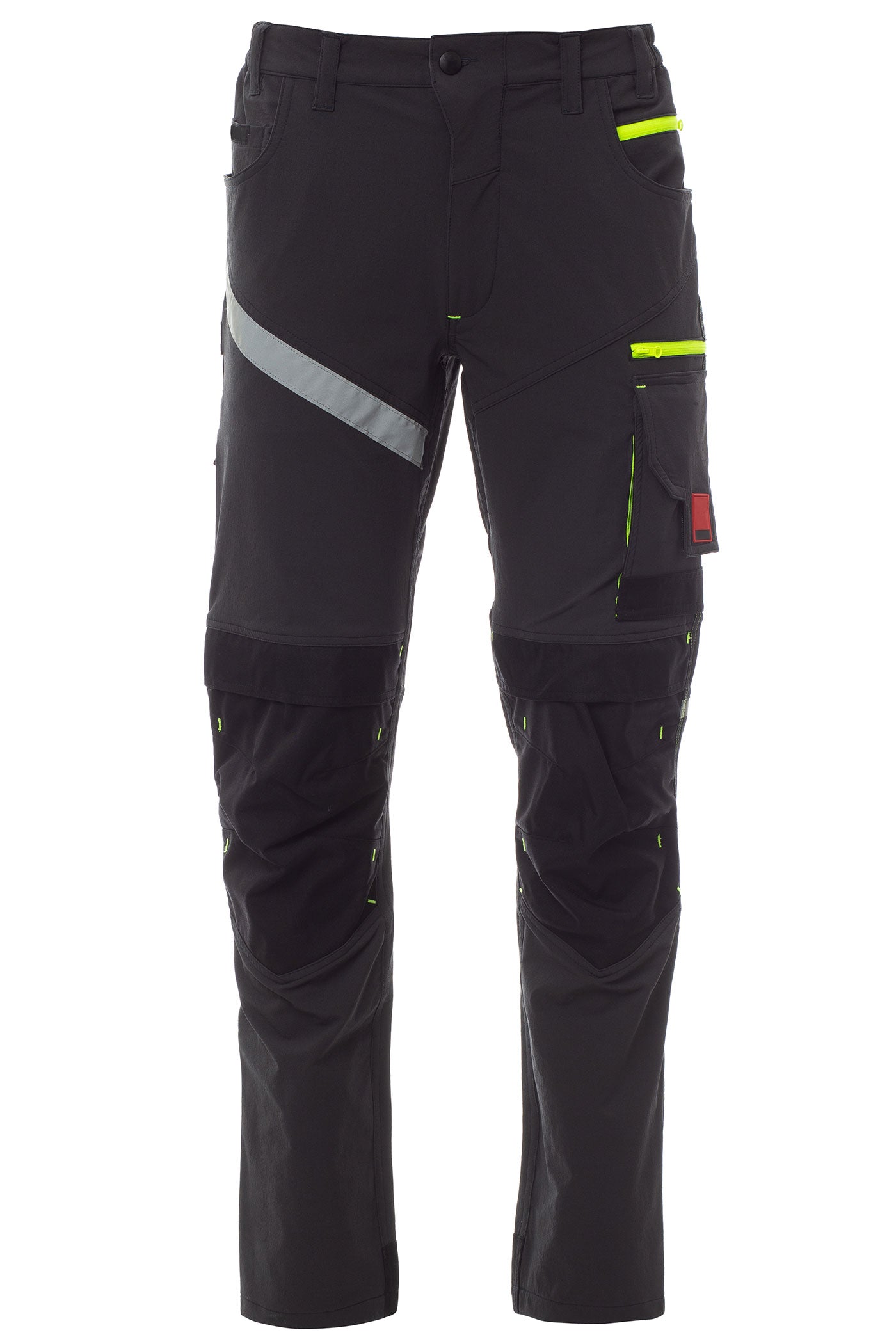 Herren Arbeitshose aus Stretch-Material für Bewegungsfreiheit in Anthrazit
