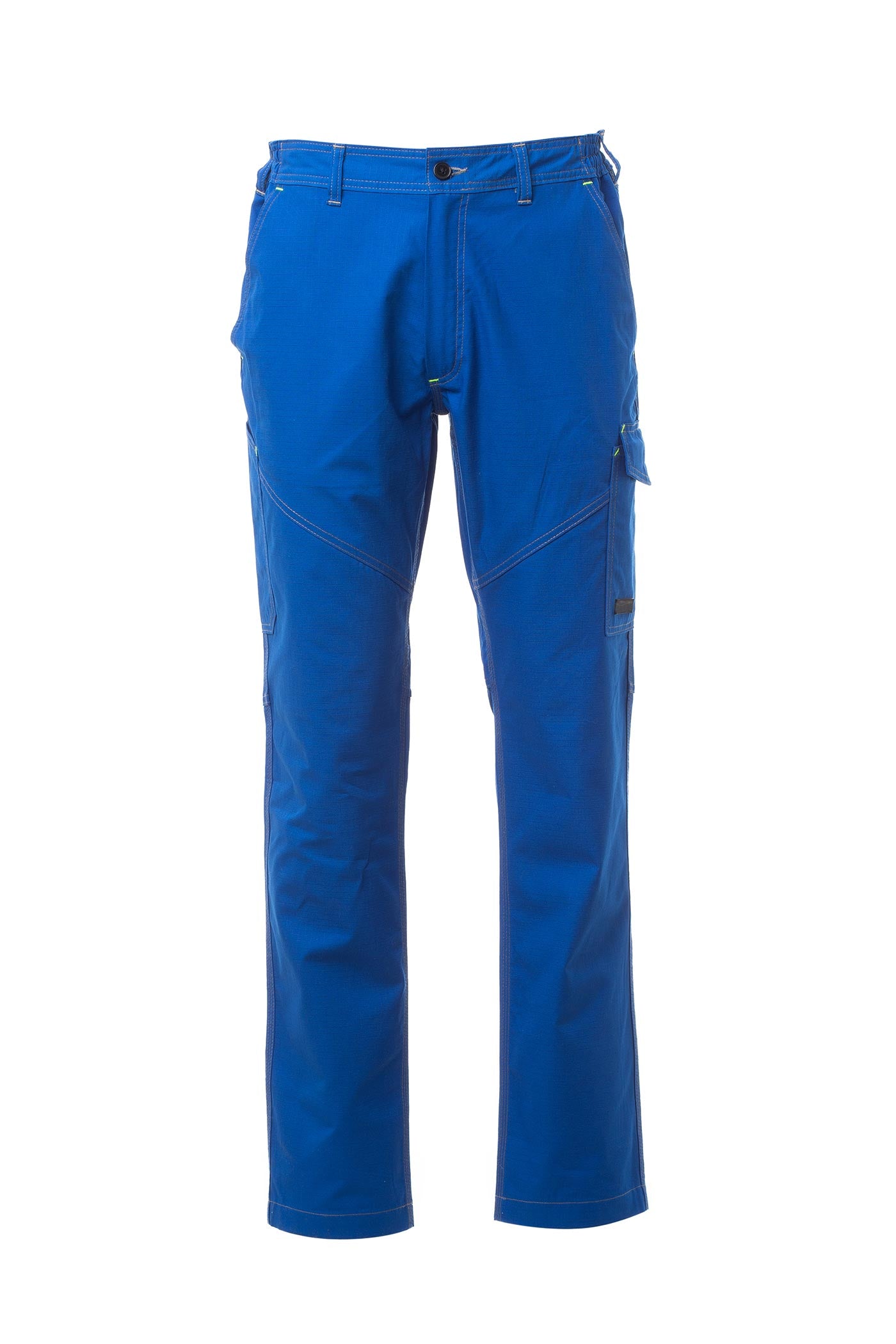 Herren Arbeitshose aus reiner Baumwolle mit Ripstop in Blau