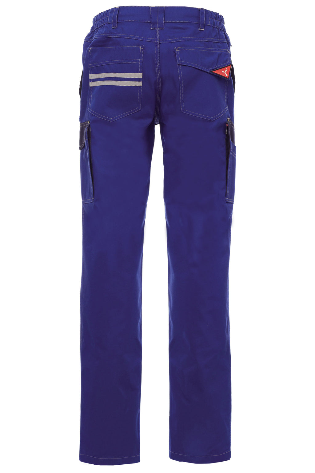 Herren Arbeitshose mit kleinen Reflexstreifen für Industrie und Freizeit in Blau