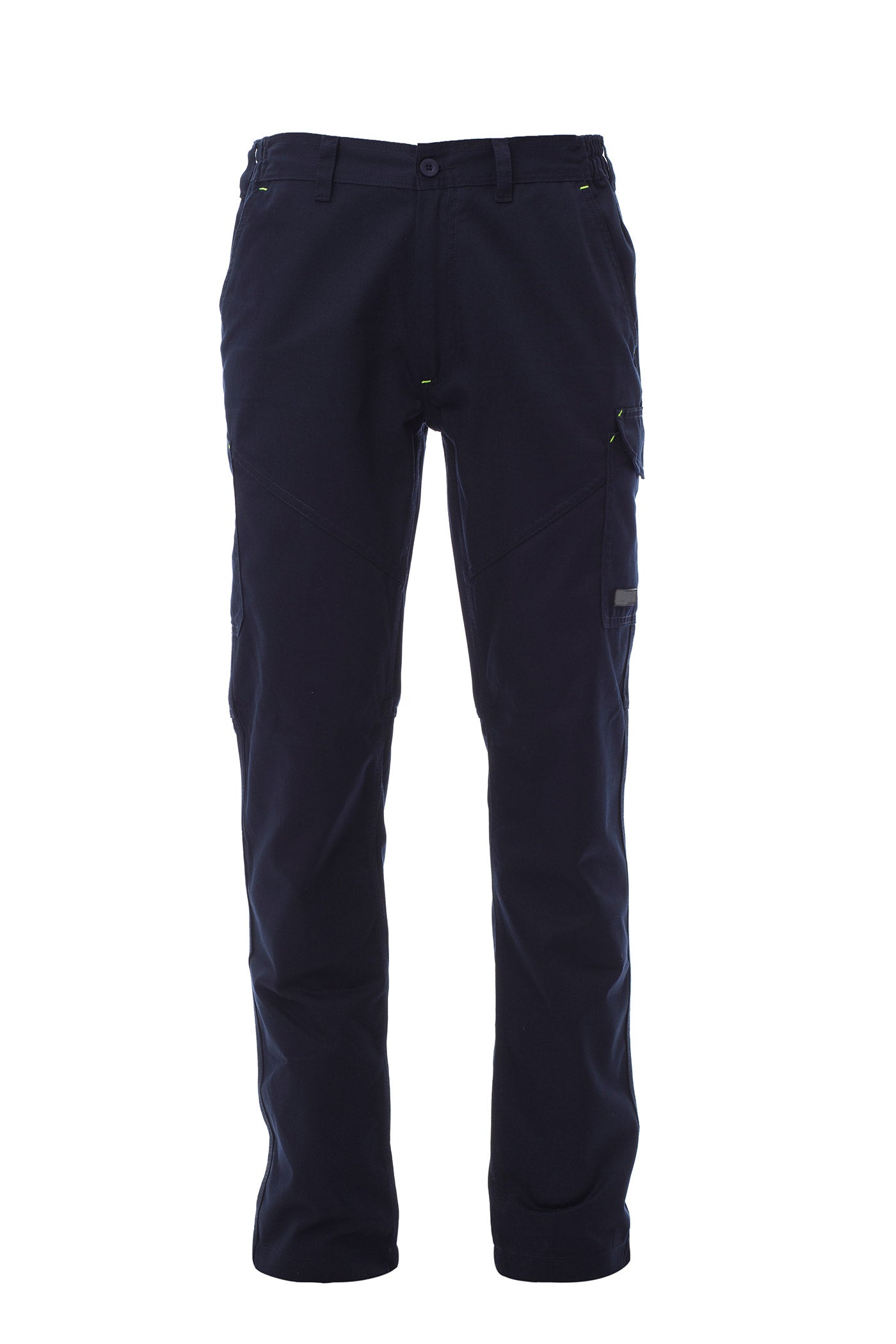 Herren Arbeitshose mit elastischem Bund in Dunkelblau