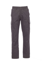 Herren Arbeitshose mit funktionalen Taschen für den Winter in Anthrazit