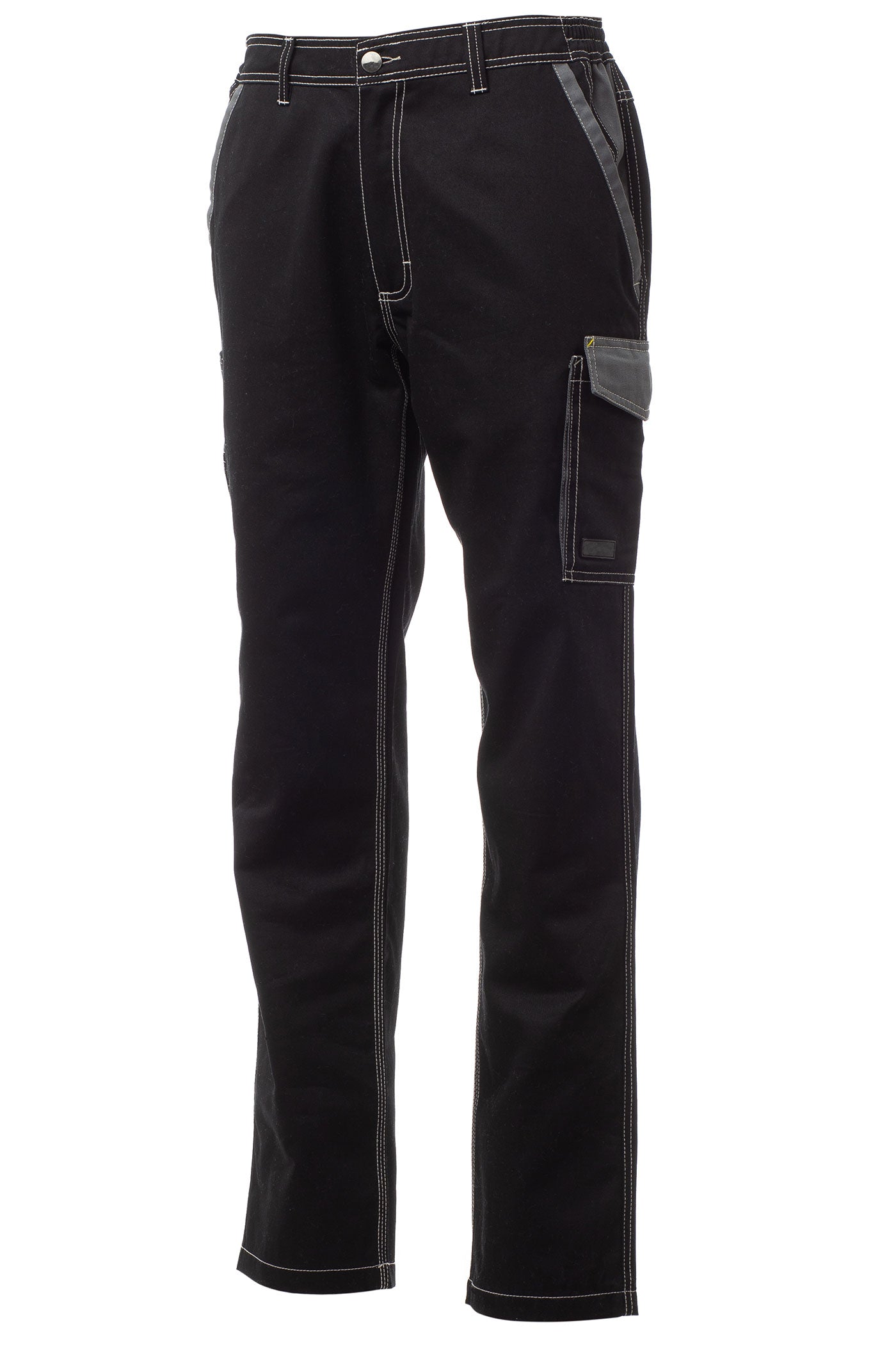 Herren lange Arbeitshose ganzjährig tragbar robust in Schwarz