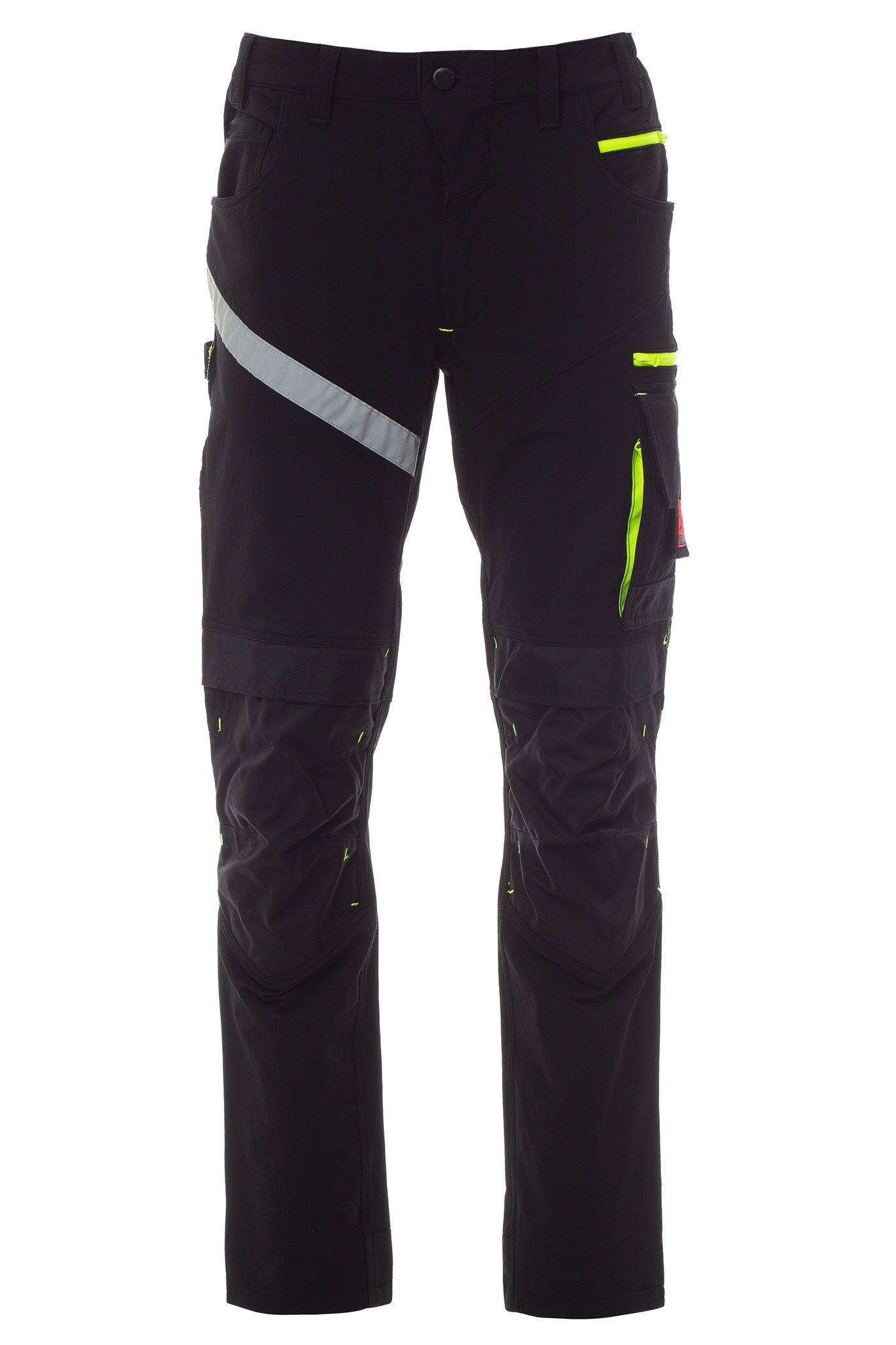 Herren Arbeitshose mit 4-Wege-Stretch in Schwarz