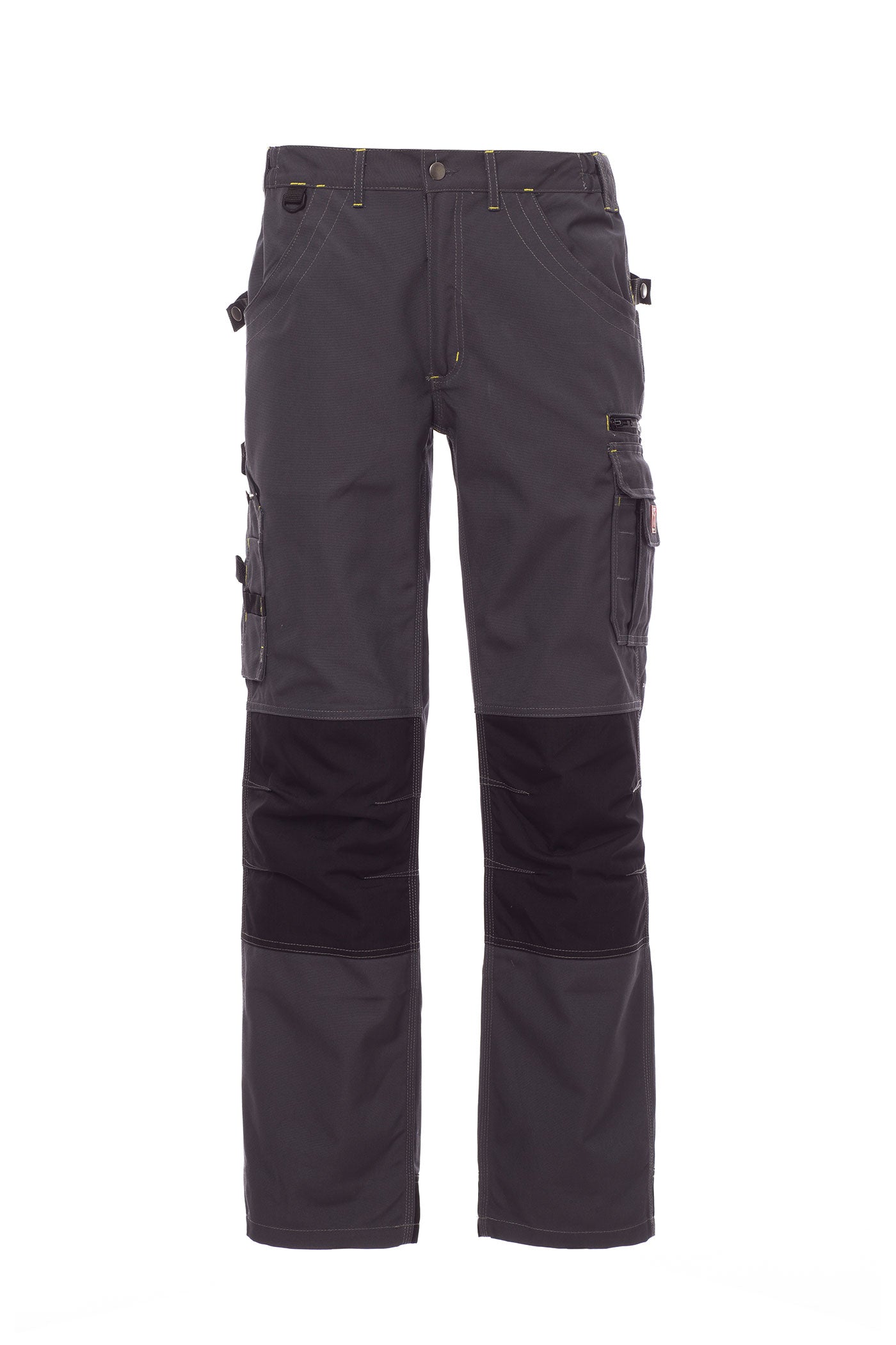 Herren Arbeitshose mit Kniepolsterfach und multifunktionalen Taschen in Anthrazit