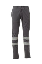 Herren Arbeitshose mit Reflexstreifen und Ripstop-Gewebe in Anthrazit