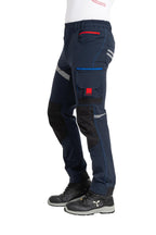 Herren ganzjährige robuste Arbeitshose mit multifunktionalen Taschen in Dunkelblau