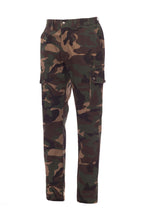 Herren Arbeitshose mit Ripstop-Gewebe und funktionalen Taschen in Camouflage