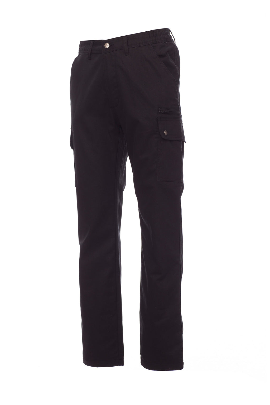 Herren Arbeitshose gefüttert warm aus robustem Material in Schwarz