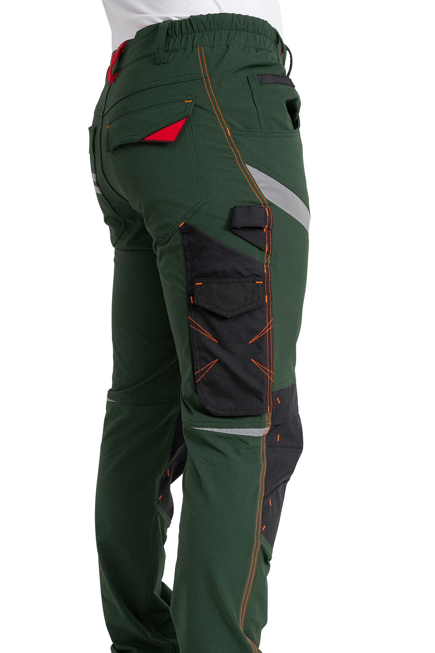 Herren Arbeitshose mit Gesäßtaschen und Zollstocktasche in Dunkelblau