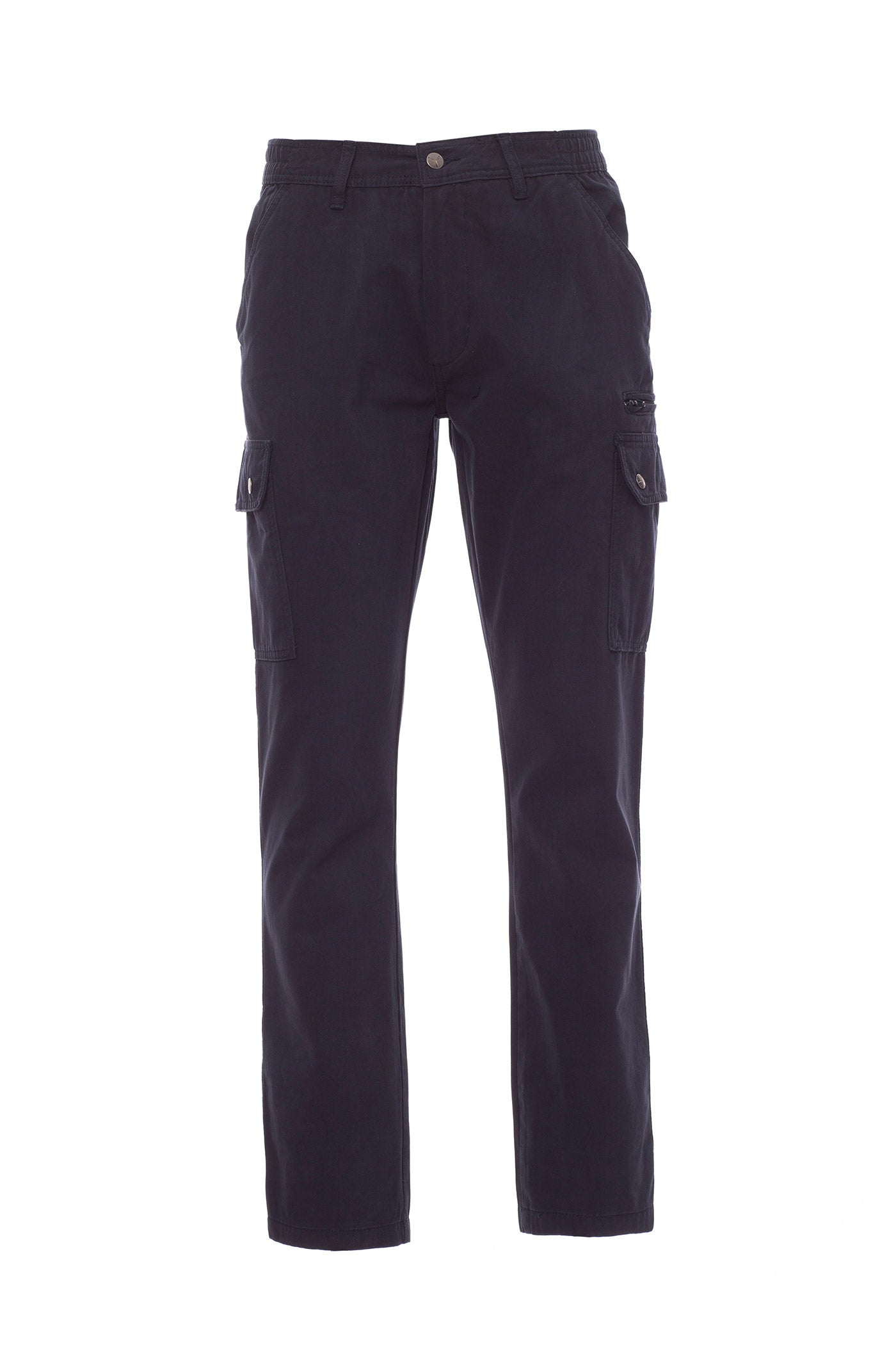 Herren Arbeitshose mit multifunktionalen Taschen und dehnbarem Bund in Dunkelblau
