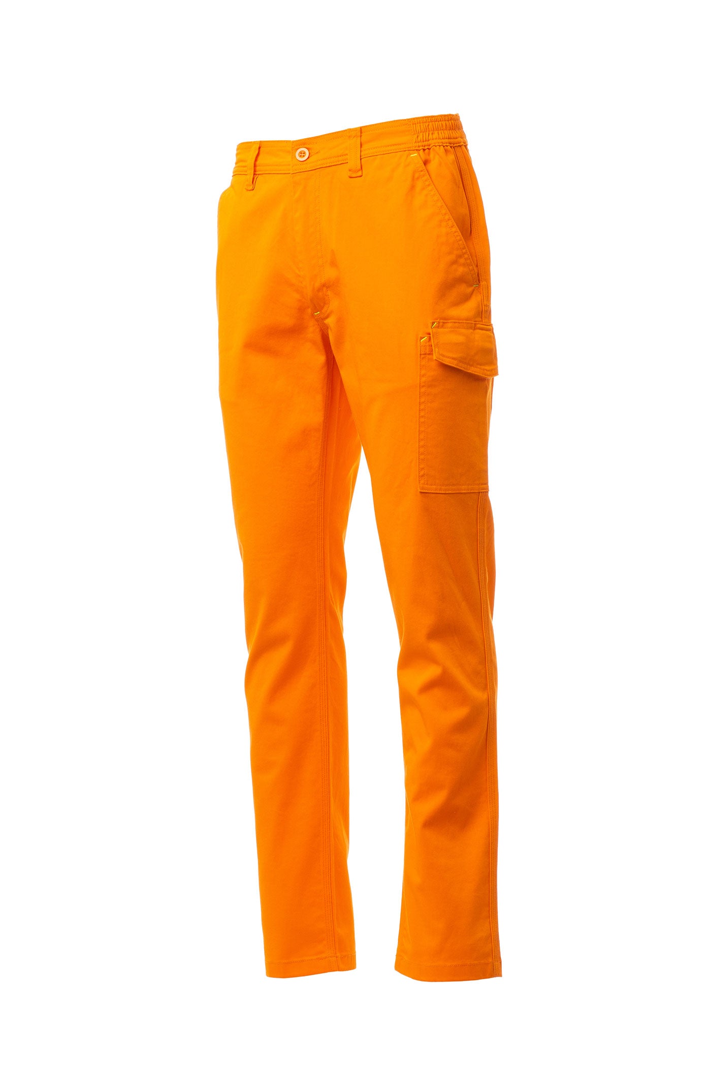 Herren Arbeitshose mit praktischen Taschen für Arbeiter in Orange