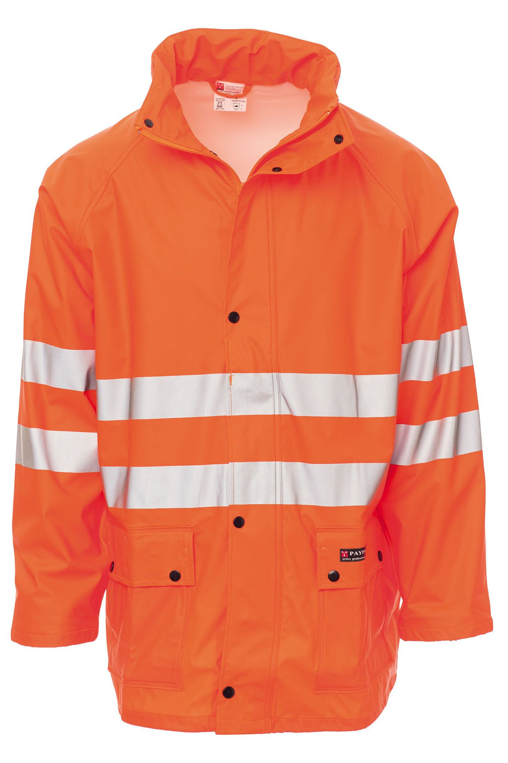 Regenjacke für Herren Neonorange