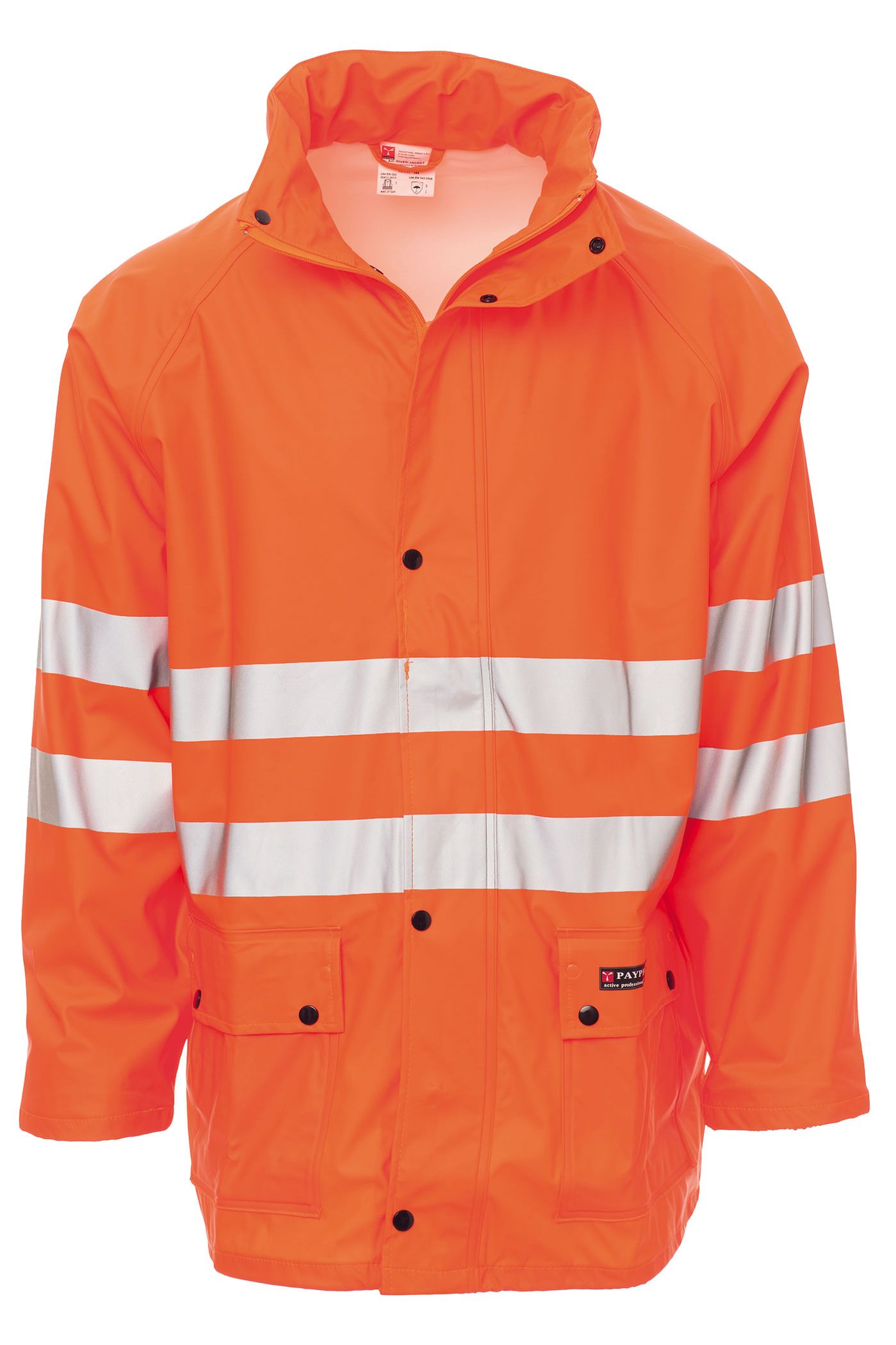 Regenjacke für Herren Neonorange