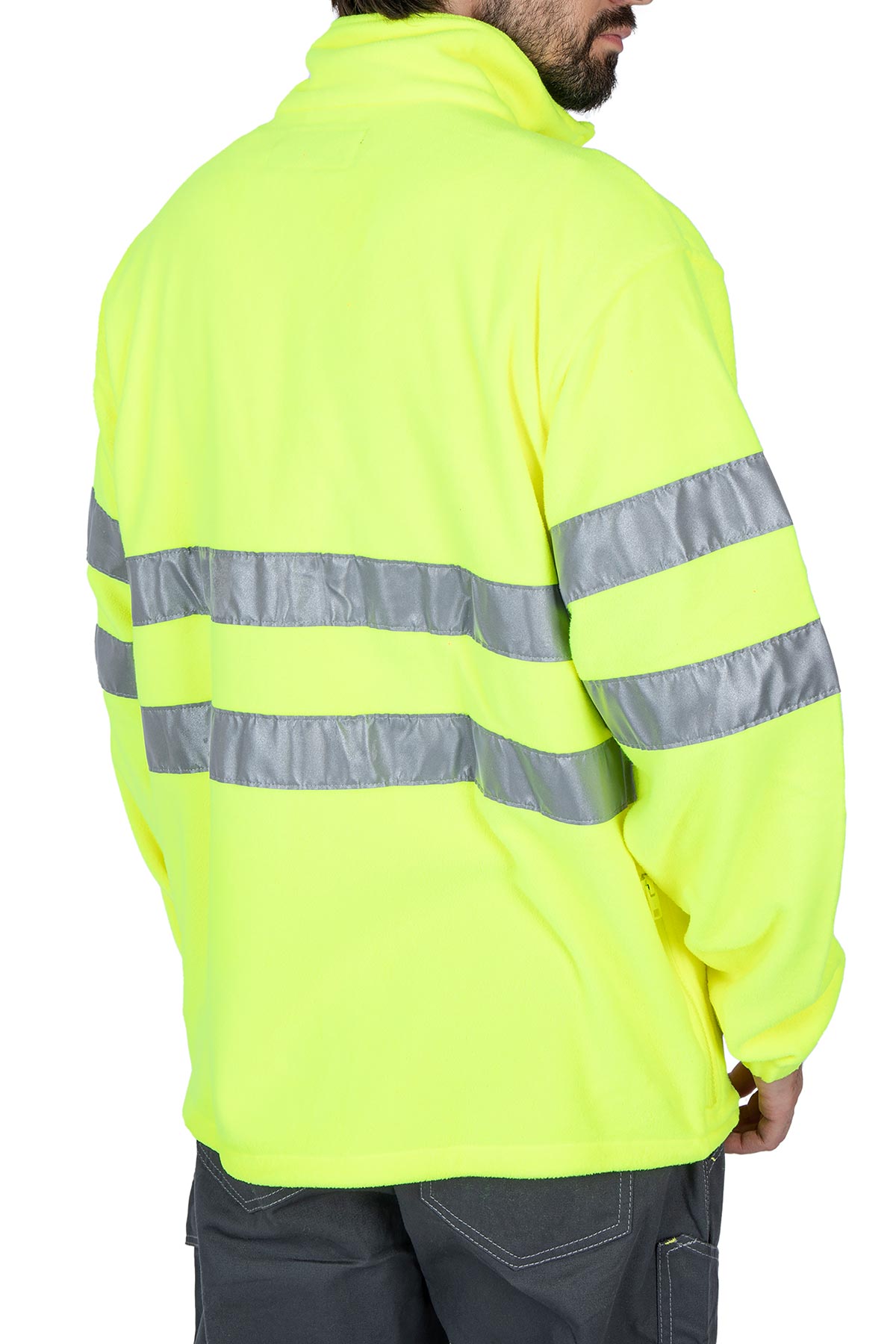 Arbeitsjacke Signalfarbe Gelb