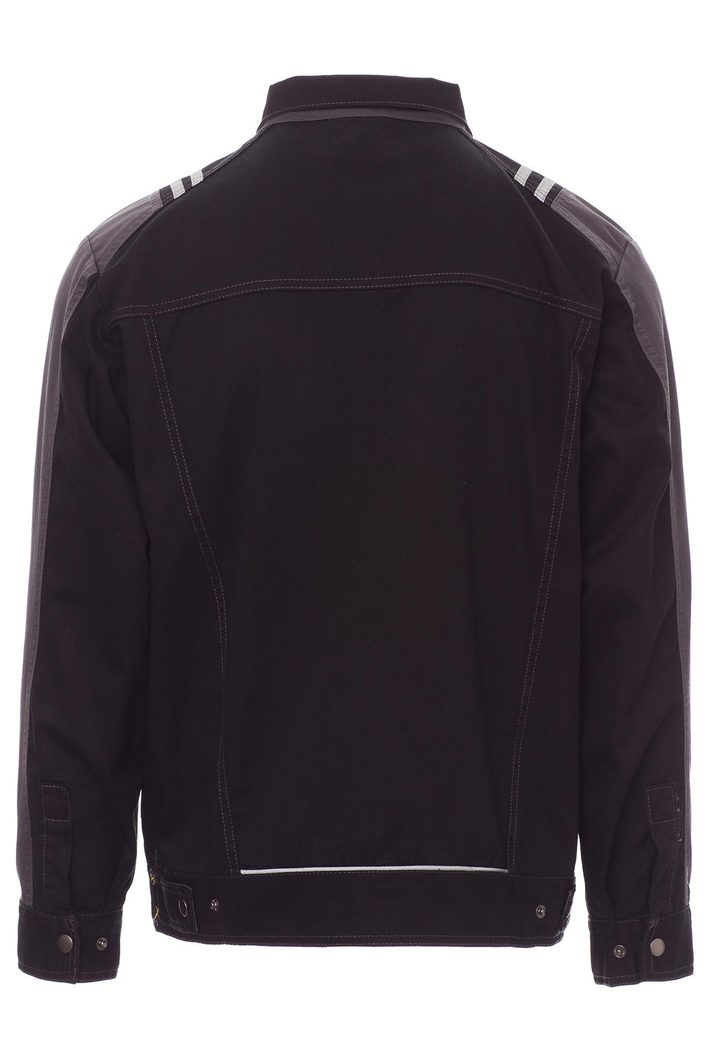 Arbeitsjacke für Männer Jeansjacke mit praktischen Taschen in Schwarz