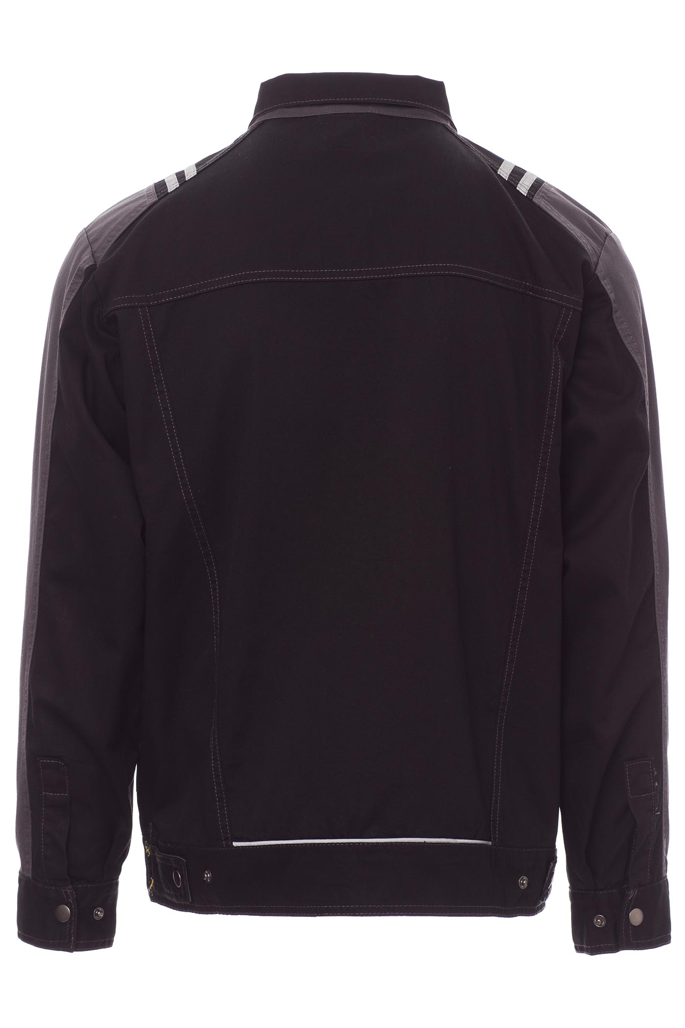 Arbeitsjacke für Männer Jeansjacke mit praktischen Taschen in Schwarz