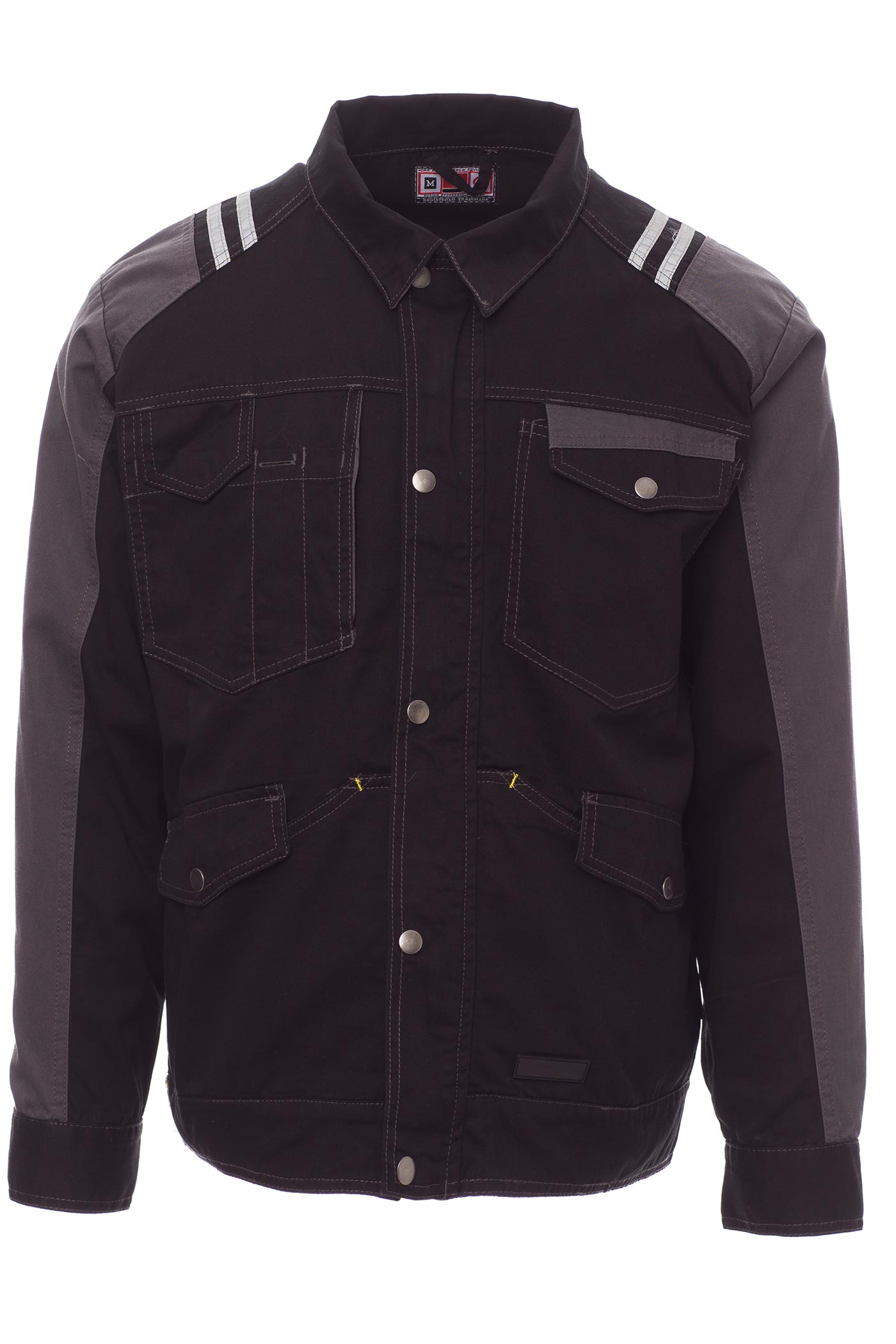 Herren Arbeitsjacke für Werkstatt und Handwerker in Schwarz