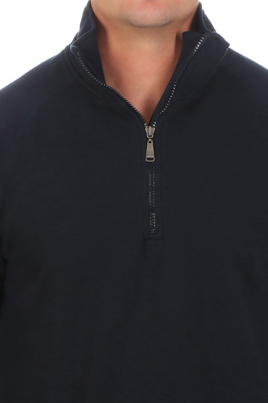 Herren Troyer Sweatshirt in Dunkelblau