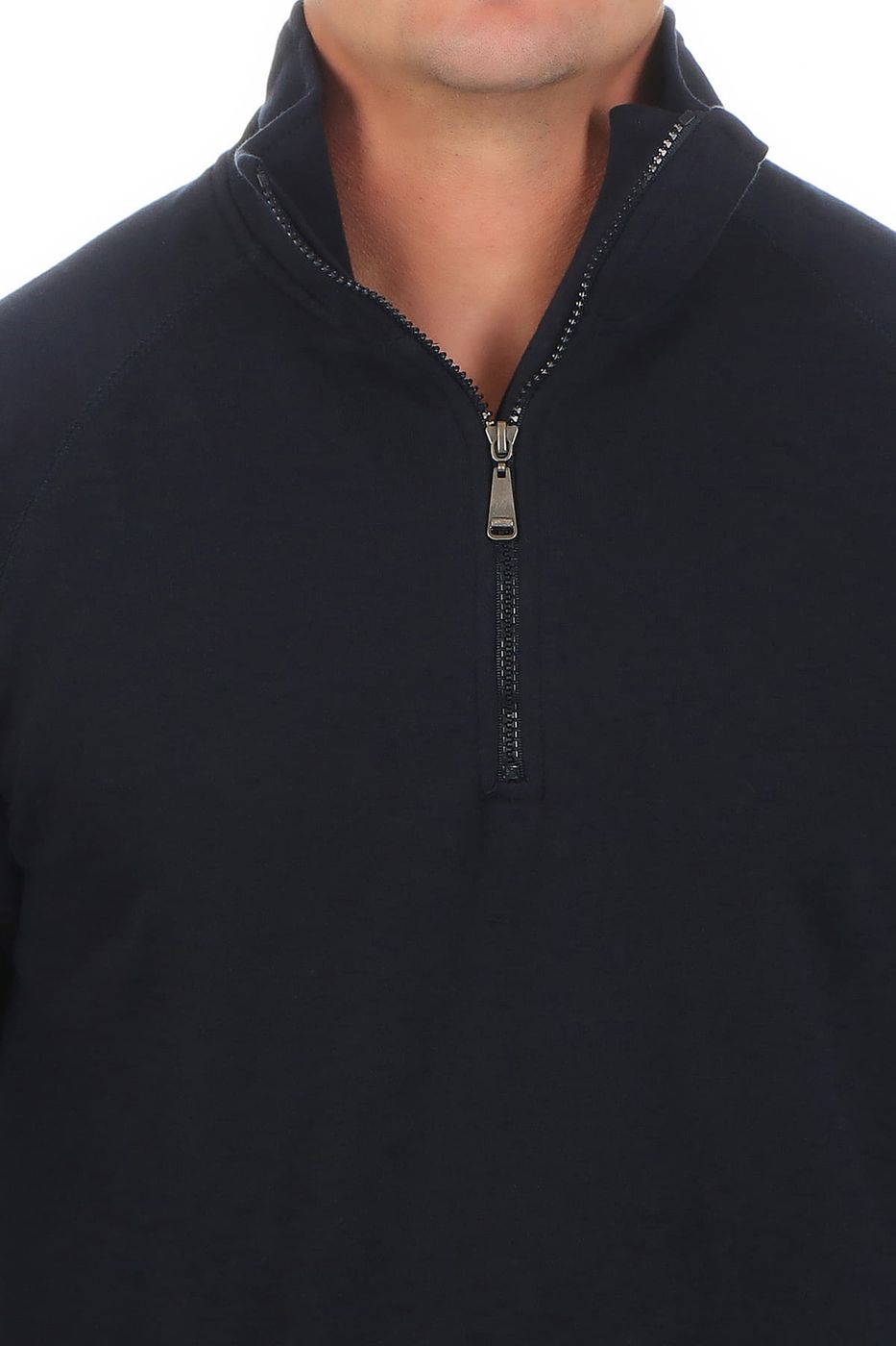 Herren Troyer Sweatshirt in Dunkelblau