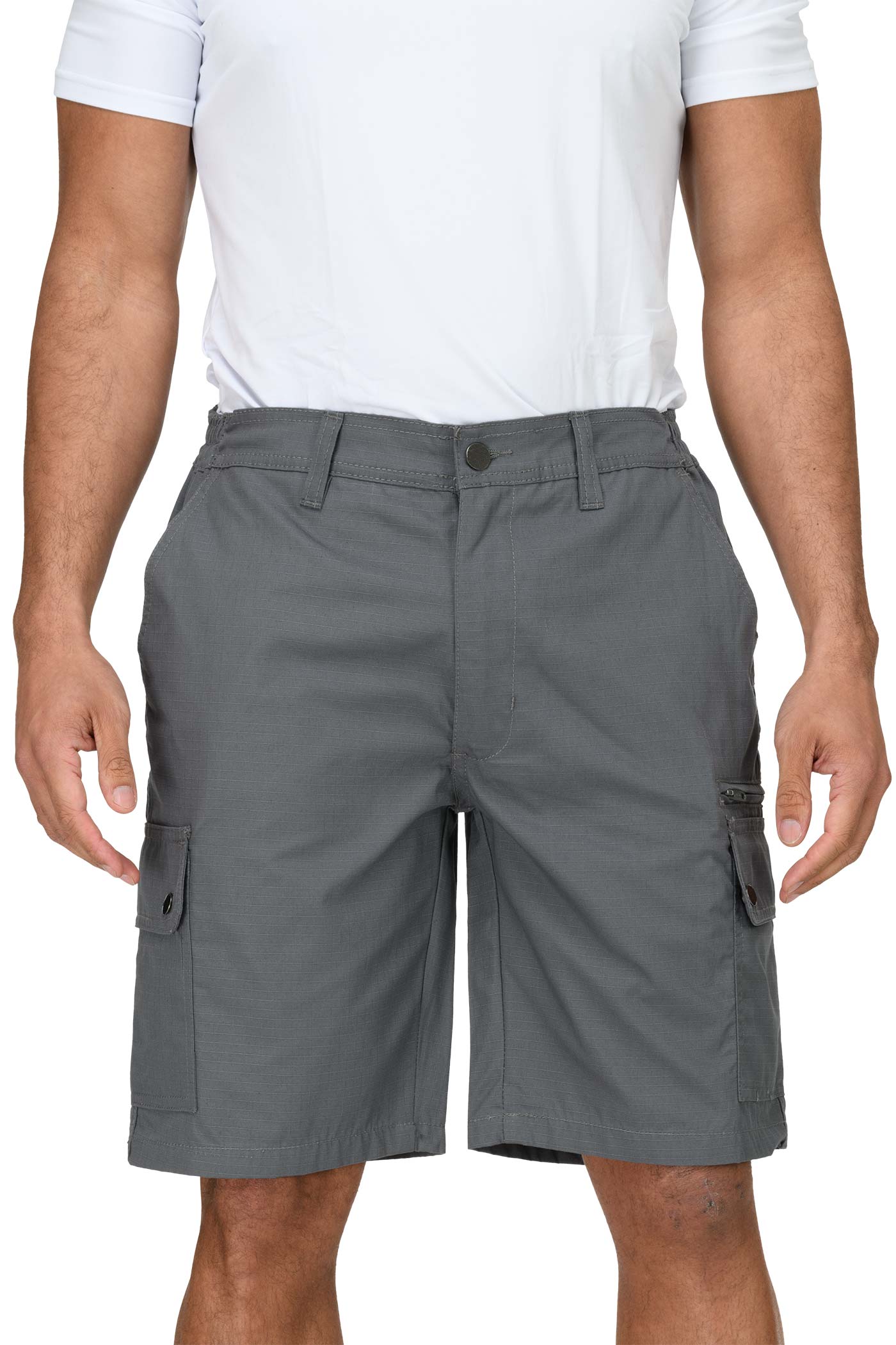 Herren Arbeitsshorts mit praktischen Taschen in Anthrazit