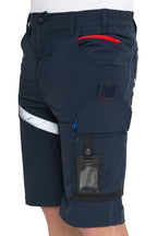 Herren hochwertige Shorts für die Arbeit mit Stretch in Dunkelblau