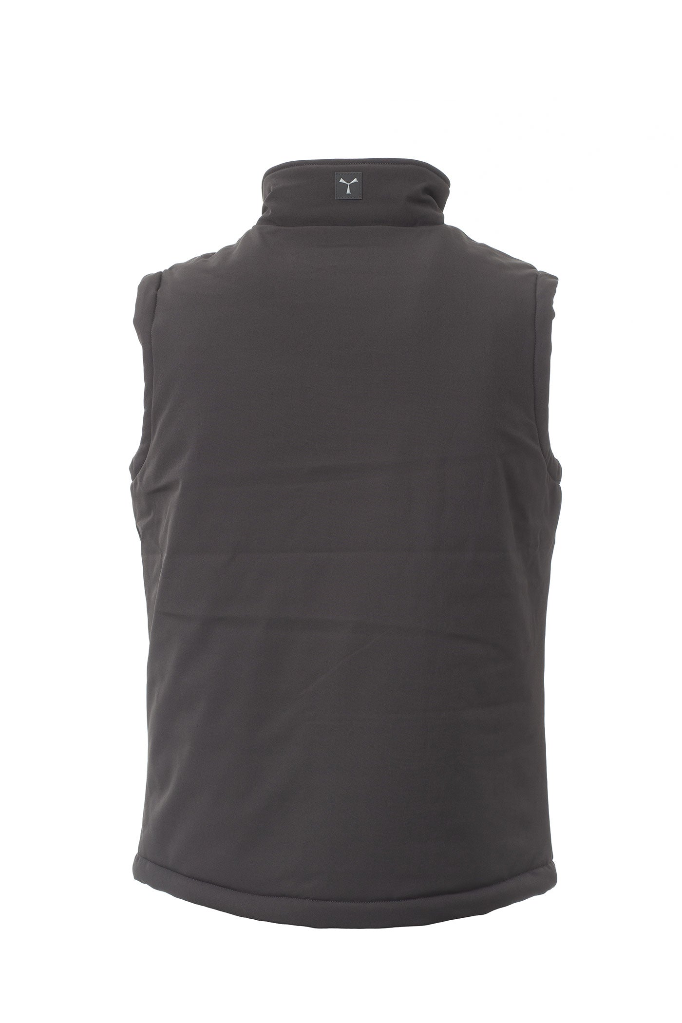Softshellweste Herren wattiert mit Stehkragen Arbeitsweste Anthrazit
