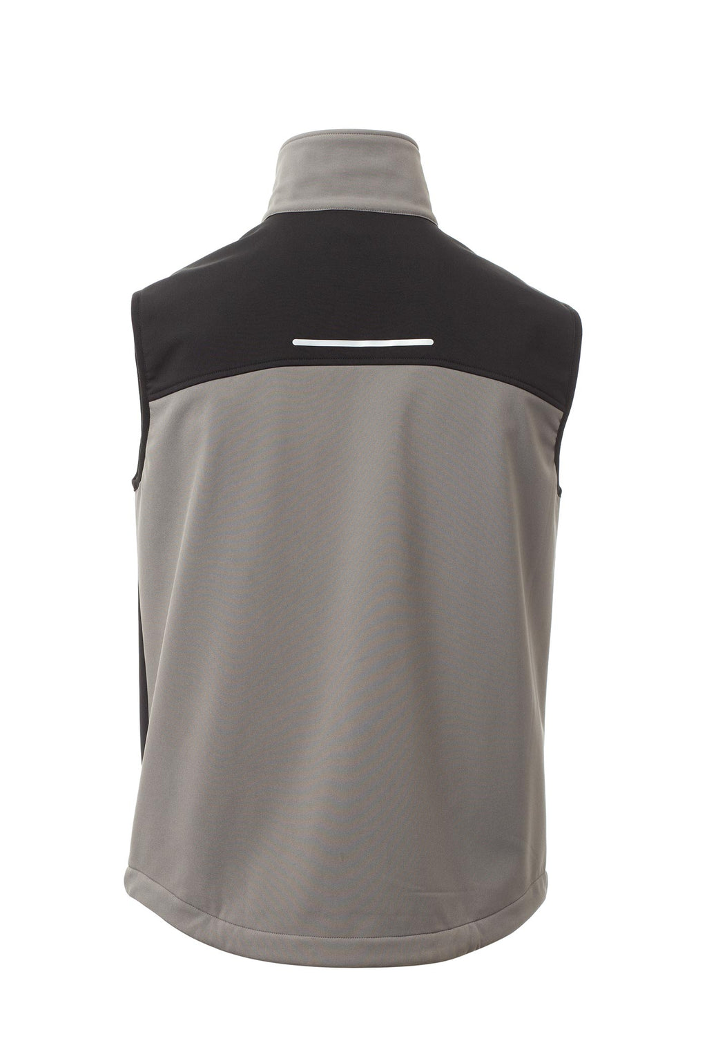 funktionale Arbeitsweste aus Softshell für Arbeiter in Grau