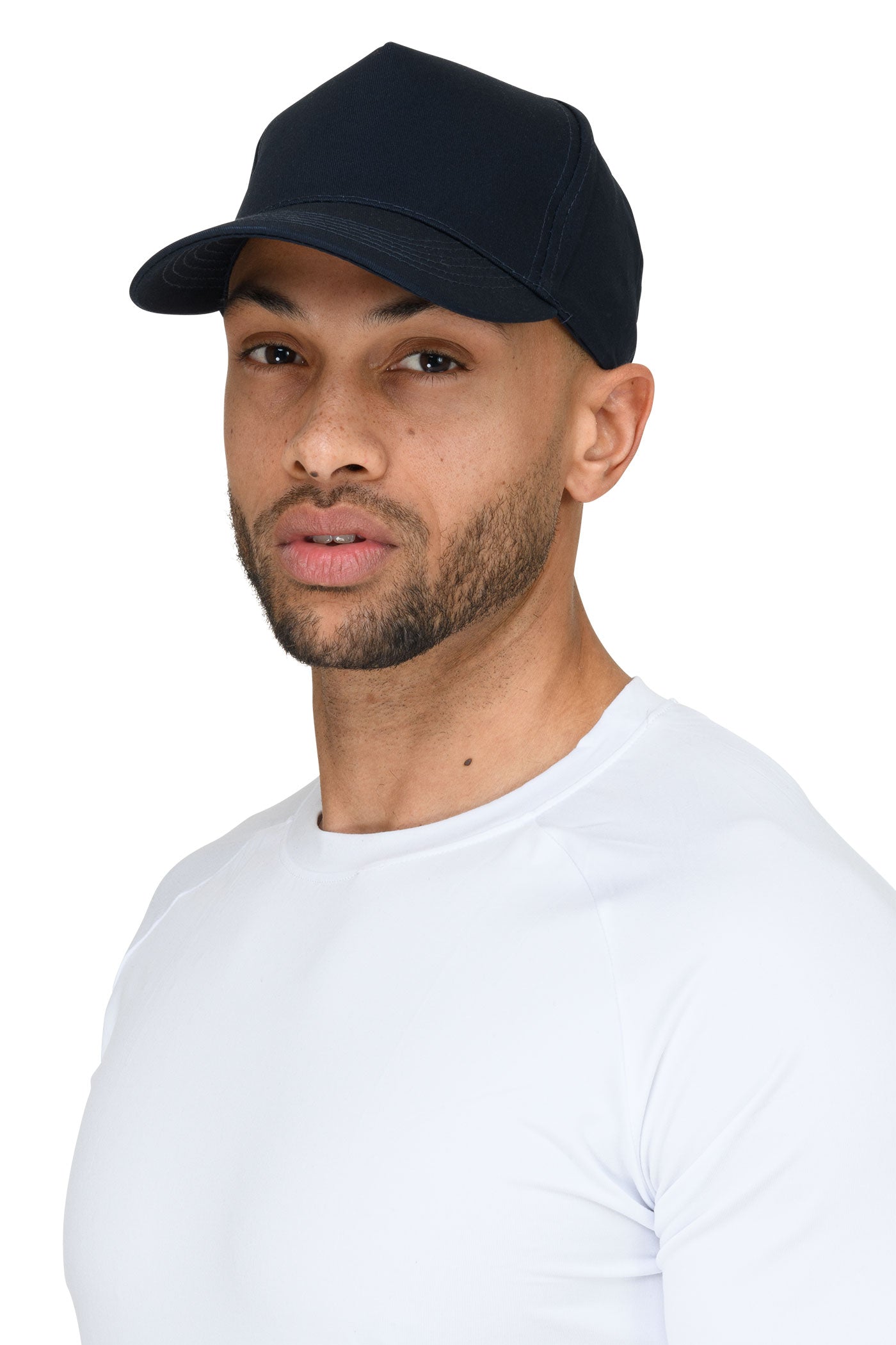 Unisex Basic Basecap für Arbeit und Freizeit aus reiner Baumwolle in Dunkelblau