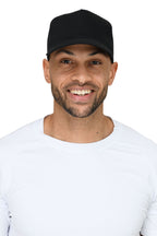 Basic Cap für Männer für Arbeit und Freizeit in Schwarz